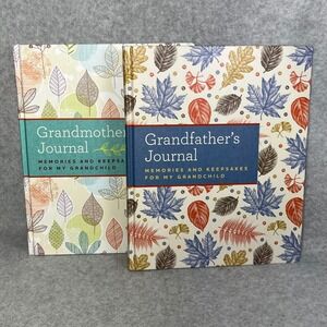 Grandparent Journal Set Memories Keepsake Life History Family Tree Genealogy New